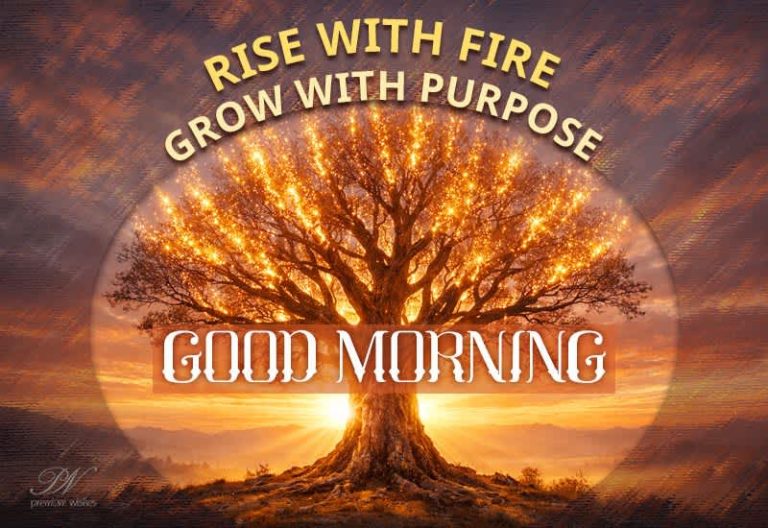 Good Morning Motivation – Rise With Fire, Grow With Purpose