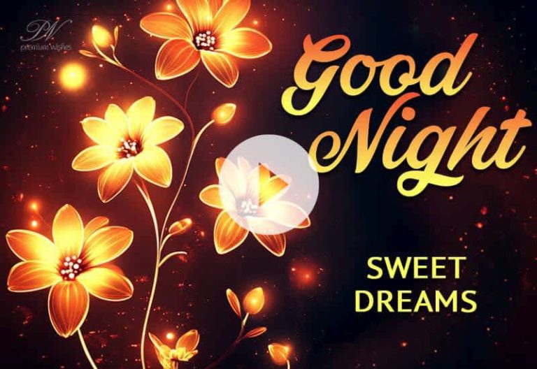 Good Night Wishes 🌙 Relaxing Sweet Dreams Video
