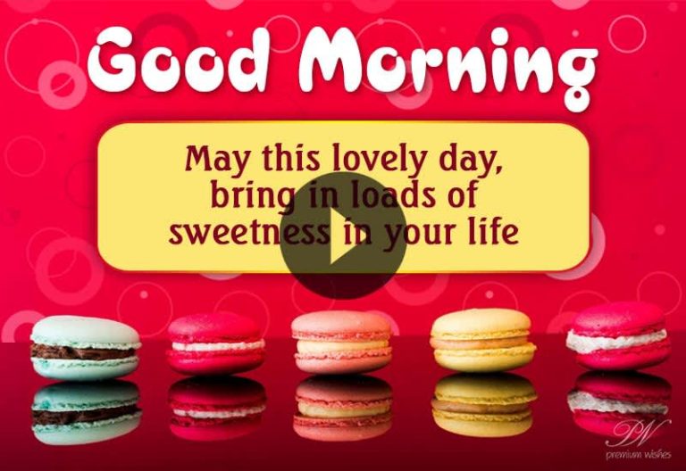 Beautiful Good Morning Wishes Video to Start Your Day with Sweetness