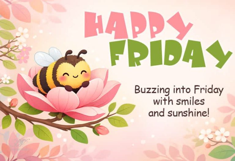 Happy Friday Wishes – Buzzing Into the Weekend with Smiles Happy Friday Wishes – Buzzing Into the Weekend with Smiles