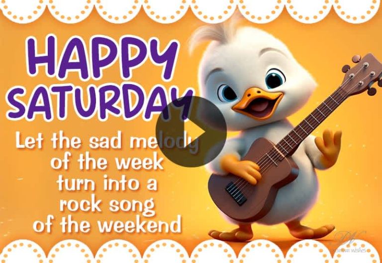Happy Saturday Greetings & Weekend Wishes Video | Good Morning Saturday