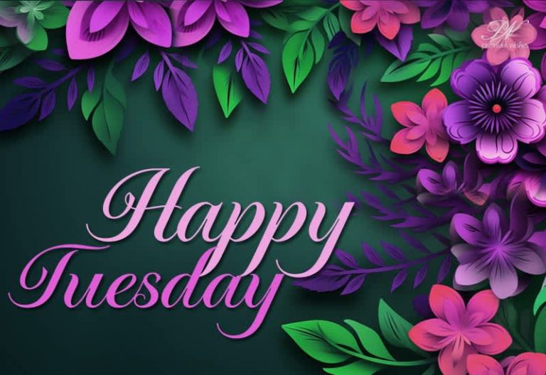 Happy Tuesday Wishes – Beautiful Floral Tuesday Greetings