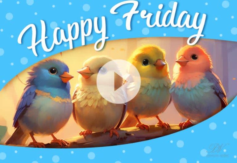 Happy Friday Greetings & Weekend Blessings | Beautiful Birds Wishes Video