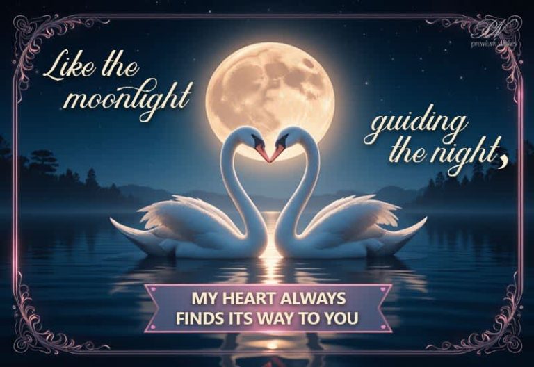 Romantic Love Quote – My Heart Finds Its Way to You