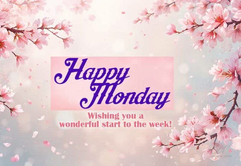 Happy Monday Wishes – A Wonderful Start to the Week
