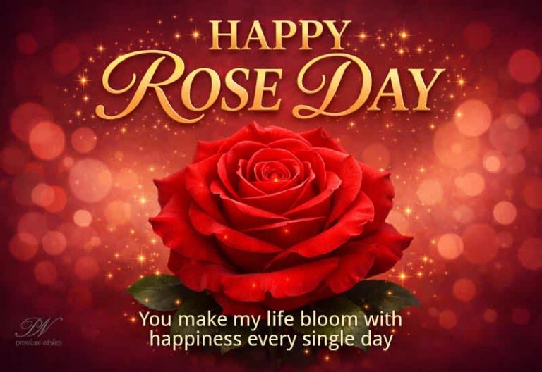 Happy Rose Day Wishes – You Make My Life Bloom with Happiness