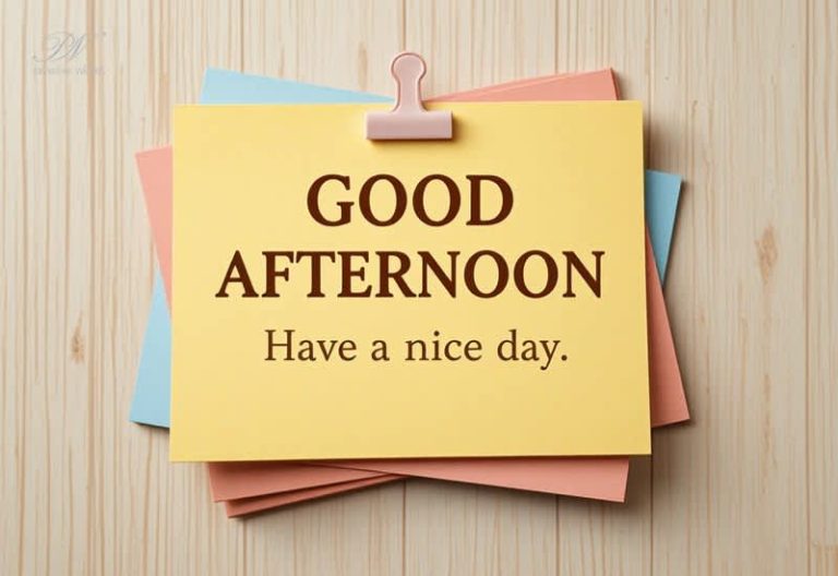 Good Afternoon Wishes