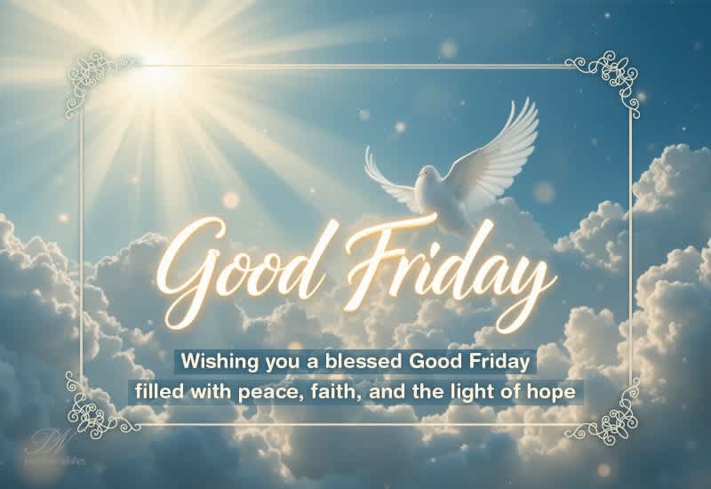 Good Friday Greeting Filled with Peace, Faith and Hope