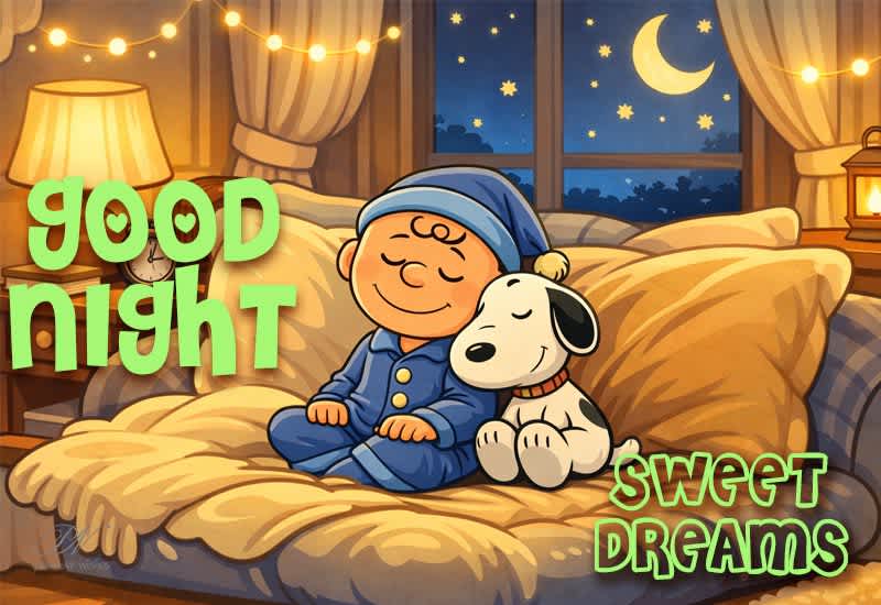 Good Night Sweet Dreams – Cozy Night Greeting