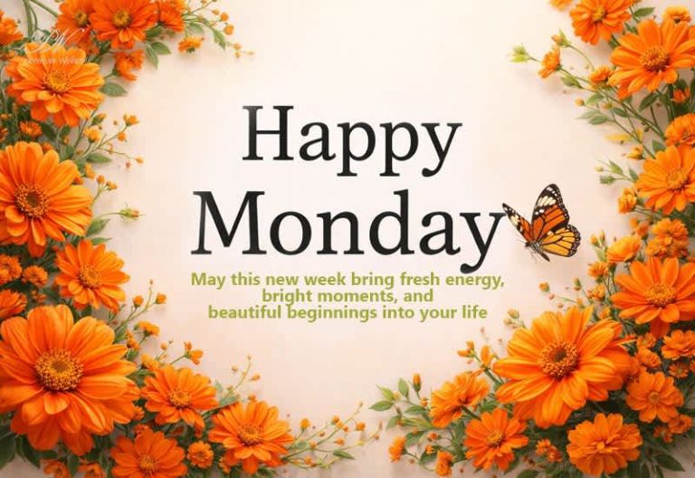 Happy Monday – Fresh Energy and New Beginnings