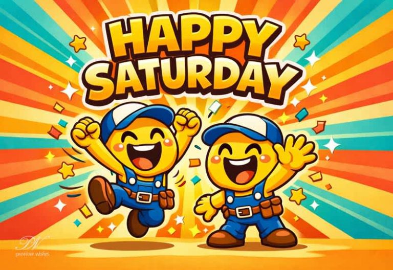 Happy Saturday – Fun Weekend Greeting Card