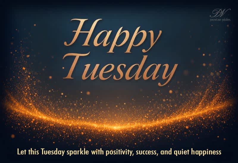 Happy Tuesday – Let Your Day Sparkle with Positivity