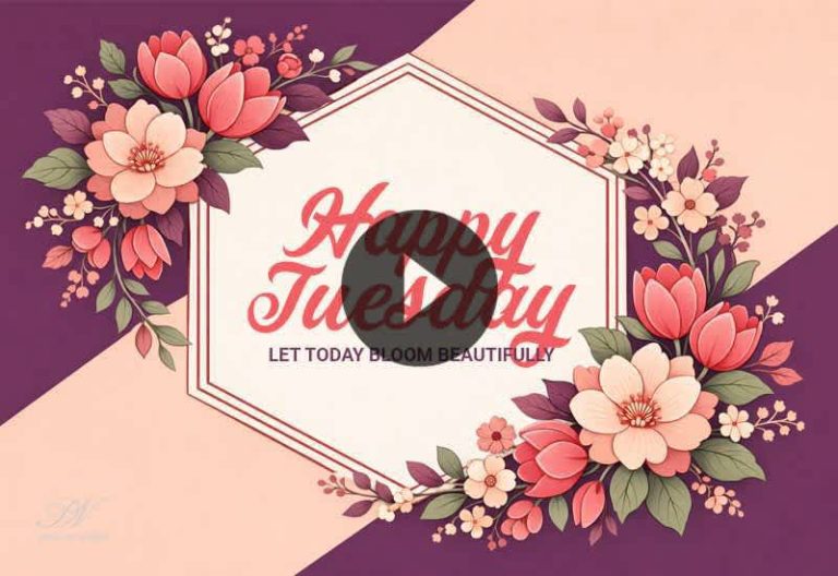 Happy Tuesday Wishes: Beautiful Floral Tuesday Greetings to Brighten Your Day