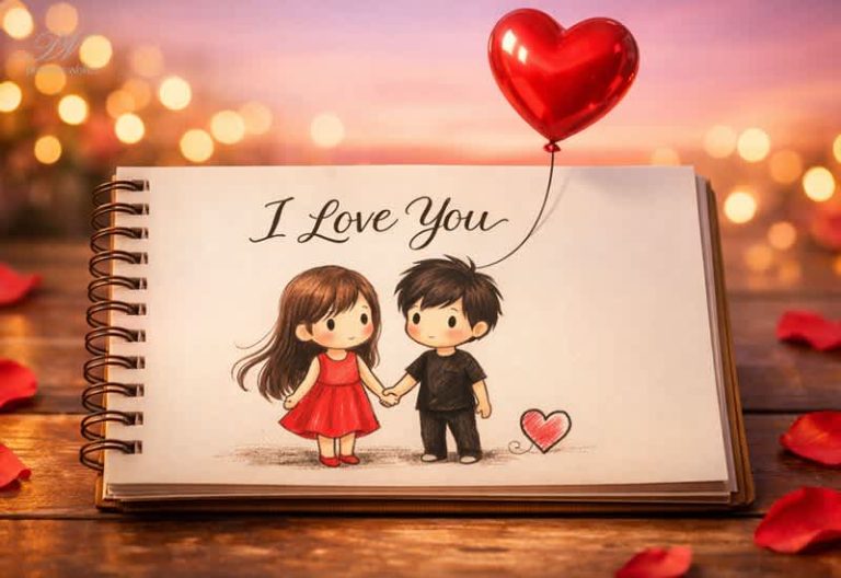Romantic I Love You Greeting for Couples