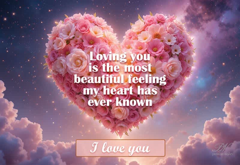 Loving You Is the Most Beautiful Feeling My Heart Has Ever Known