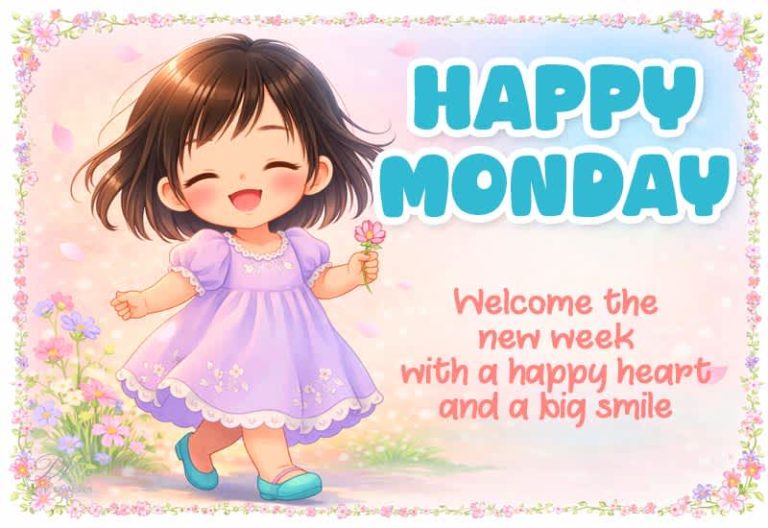 Happy Monday Wishes – Welcome the New Week with a Happy Heart