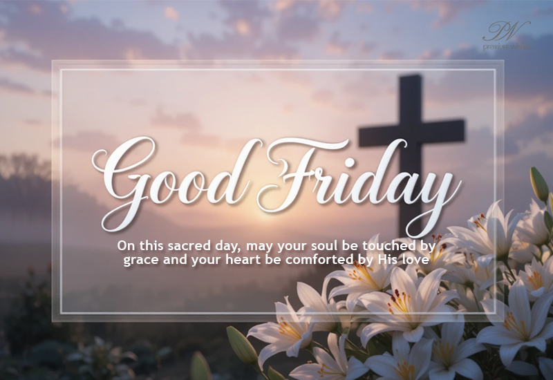 Good Friday Wishes with Grace, Comfort, and His Love Good Friday Wishes with Grace, Comfort, and His Love