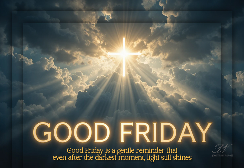 Good Friday Wishes – Even After the Darkest Moment, Light Still Shines