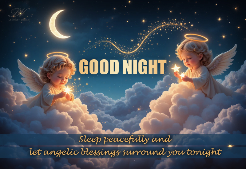 Good Night Blessing – Let Angelic Blessings Surround You Tonight Good Night Blessing – Let Angelic Blessings Surround You Tonight