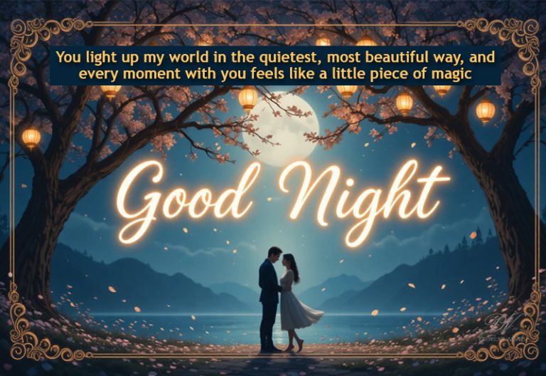Romantic Good Night Wishes – You Light Up My World Romantic Good Night Wishes – You Light Up My World