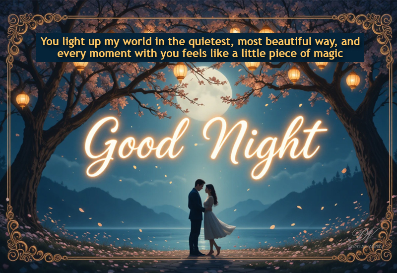 Romantic Good Night Wishes – You Light Up My World Romantic Good Night Wishes – You Light Up My World
