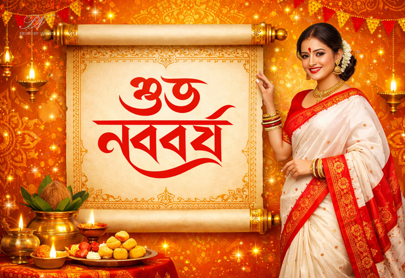 Subho Noboborsho Wishes with a Traditional Bengali New Year Greeting Subho Noboborsho Wishes with a Traditional Bengali New Year Greeting