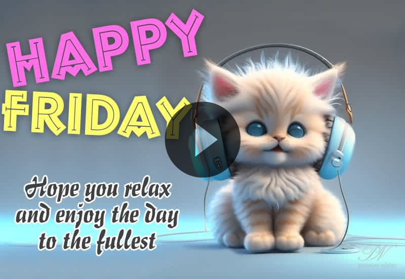 Happy Friday Wishes with Cute Animals to Brighten Your Weekend