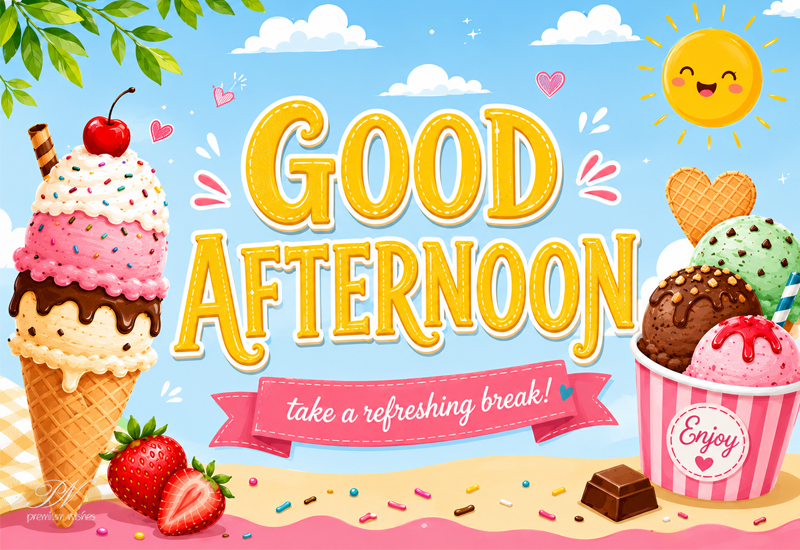Good Afternoon – Take A Refreshing Break