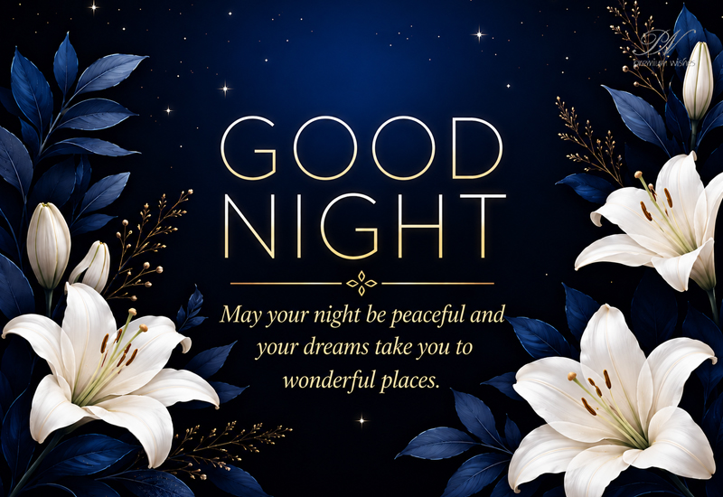 Good Night – Peaceful Dreams & Wonderful Places Good Night – Peaceful Dreams & Wonderful Places