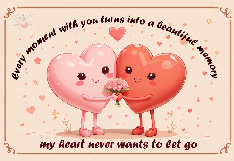Every Moment With You – Cute Romantic Love Greeting