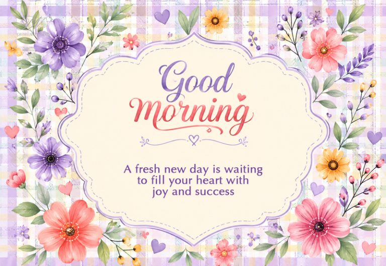 Good Morning – A Fresh New Day Awaits Good Morning – A Fresh New Day Awaits