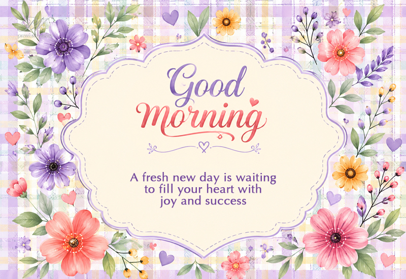 Good Morning – A Fresh New Day Awaits