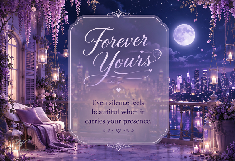 Forever Yours – Silence Feels Beautiful With You Forever Yours – Silence Feels Beautiful With You