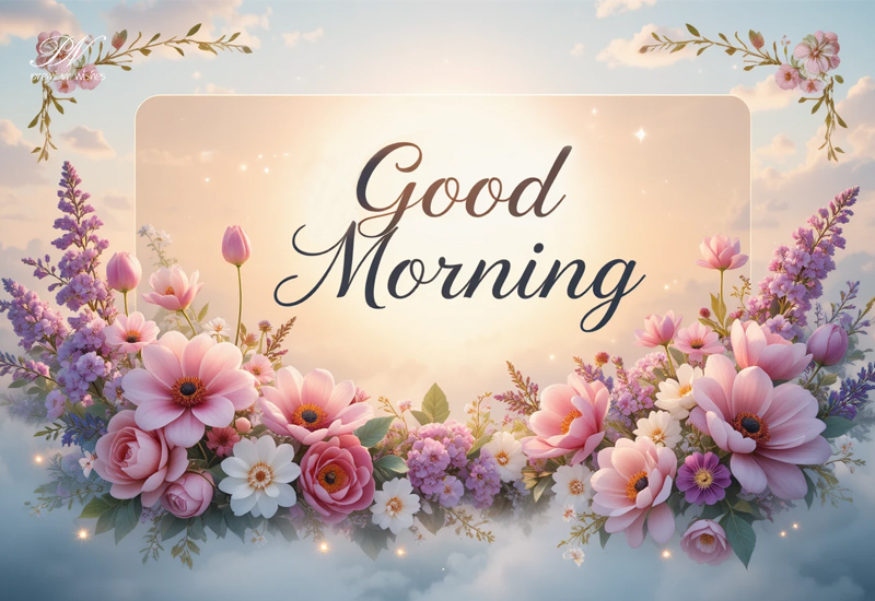 Beautiful Good Morning Floral Wishes