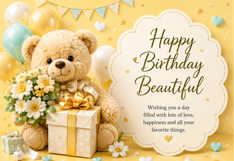 Happy Birthday Beautiful – Love, Happiness & Joy