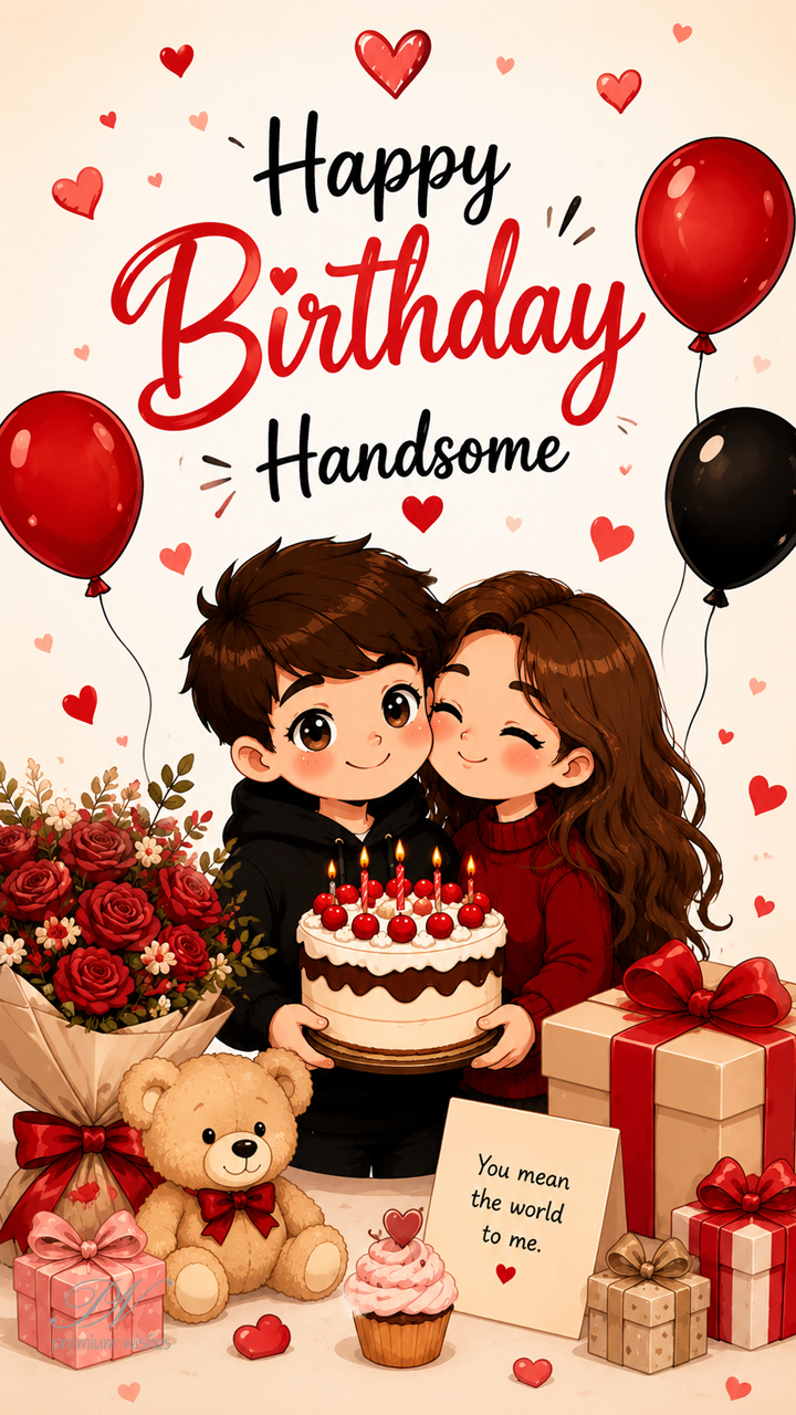 Happy Birthday Handsome – Sweet Romantic Birthday Wishes Happy Birthday Handsome – Sweet Romantic Birthday Wishes