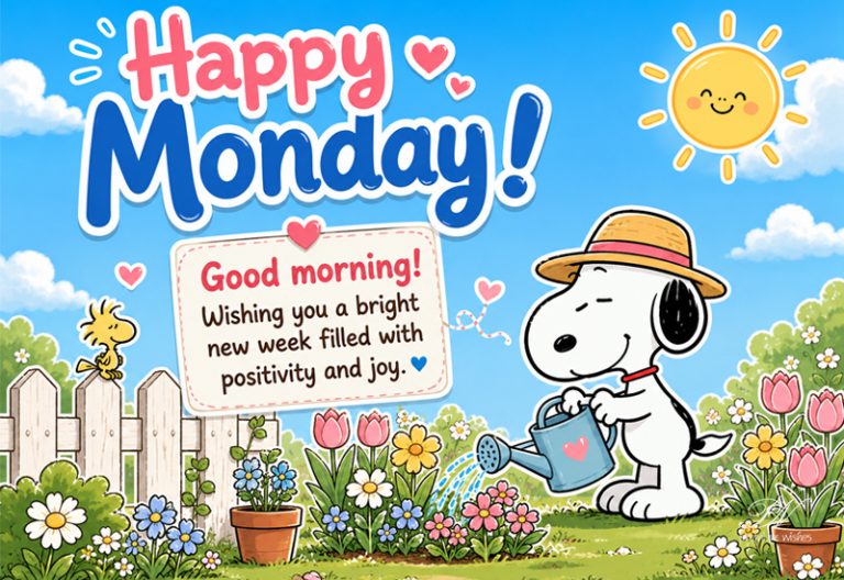 Happy Monday – Bright New Week Wishes