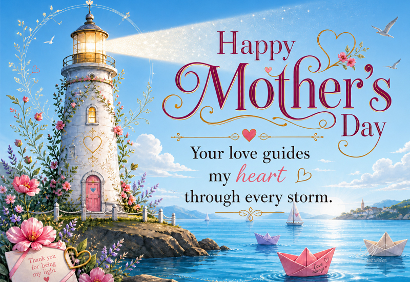 Happy Mother’s Day Lighthouse Wishes – Your Love Guides My Heart