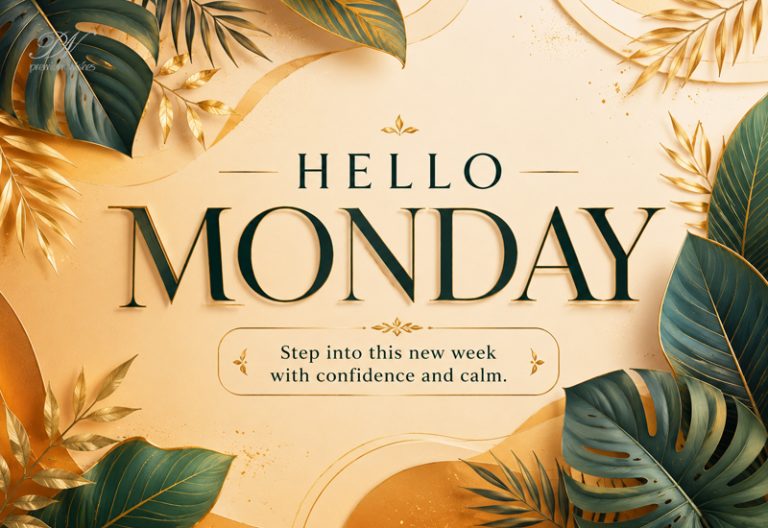 Hello Monday Greetings | Step Into the New Week with Confidence and Calm Hello Monday Greetings | Step Into the New Week with Confidence and Calm
