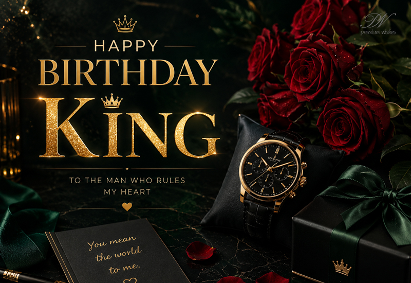 Happy Birthday King – To The Man Who Rules My Heart Happy Birthday King – To The Man Who Rules My Heart
