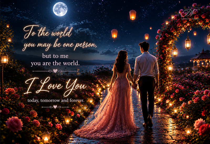 I Love You – Romantic Love Greeting