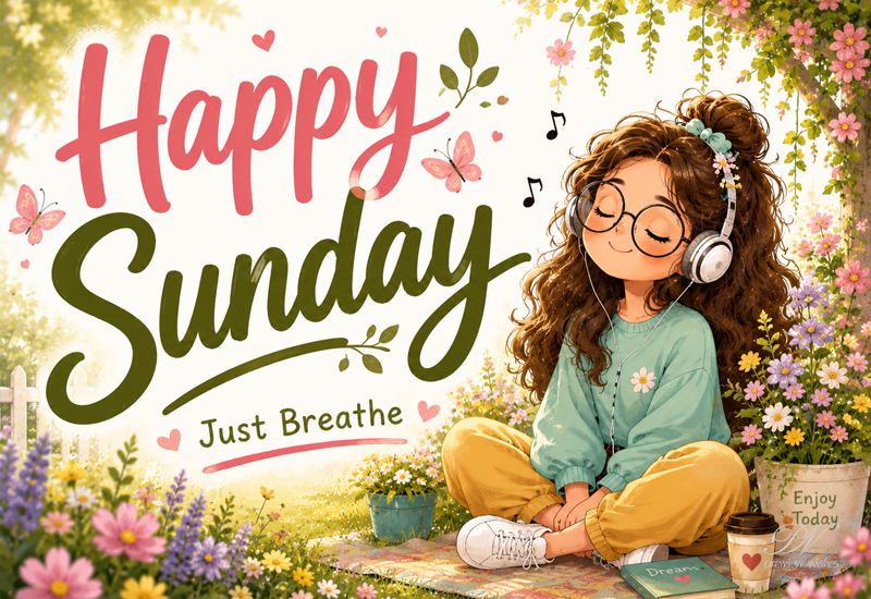 Happy Sunday – Relax, Breathe & Enjoy Today Happy Sunday – Relax, Breathe & Enjoy Today