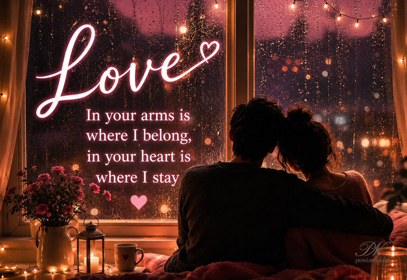 Love – In Your Arms Is Where I Belong