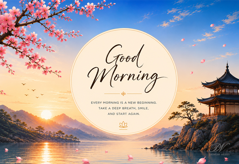 Good Morning – Every Morning Is A New Beginning Good Morning – Every Morning Is A New Beginning