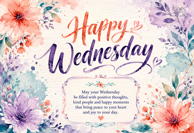 Happy Wednesday – Positive Thoughts & Happy Moments