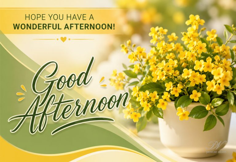 Good Afternoon Wishes