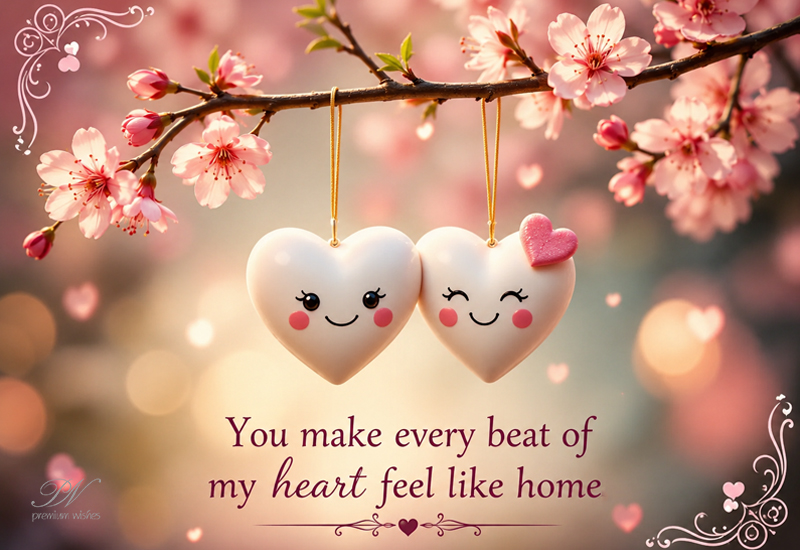 You Make Every Beat of My Heart Feel Like Home