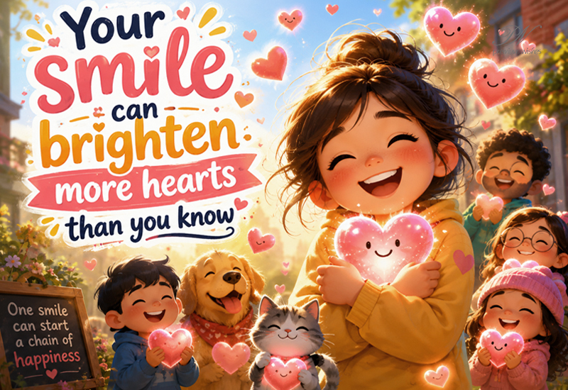 Your Smile Can Brighten More Hearts Your Smile Can Brighten More Hearts
