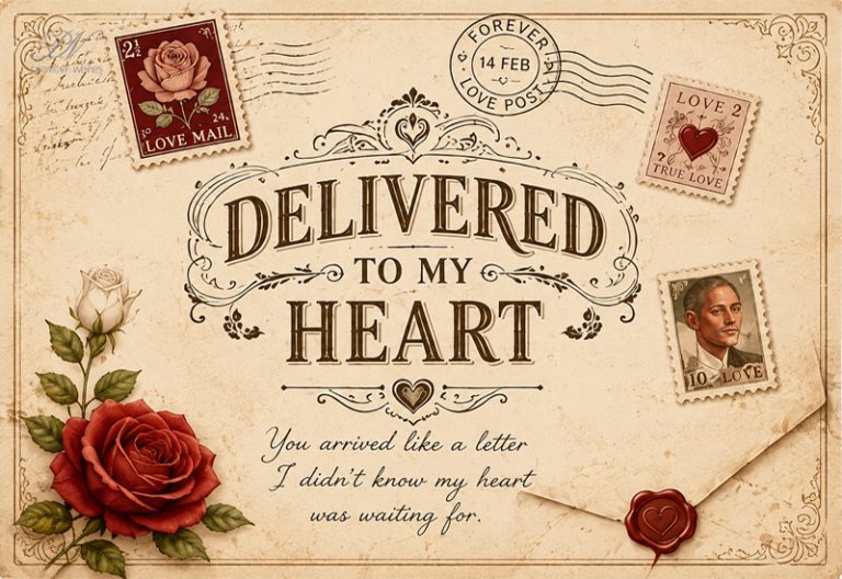 Delivered to My Heart Love Message