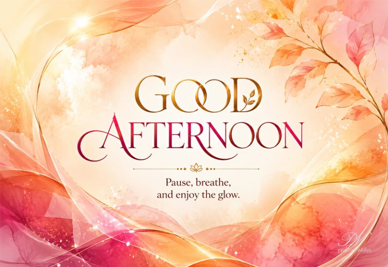 Good Afternoon Wishes